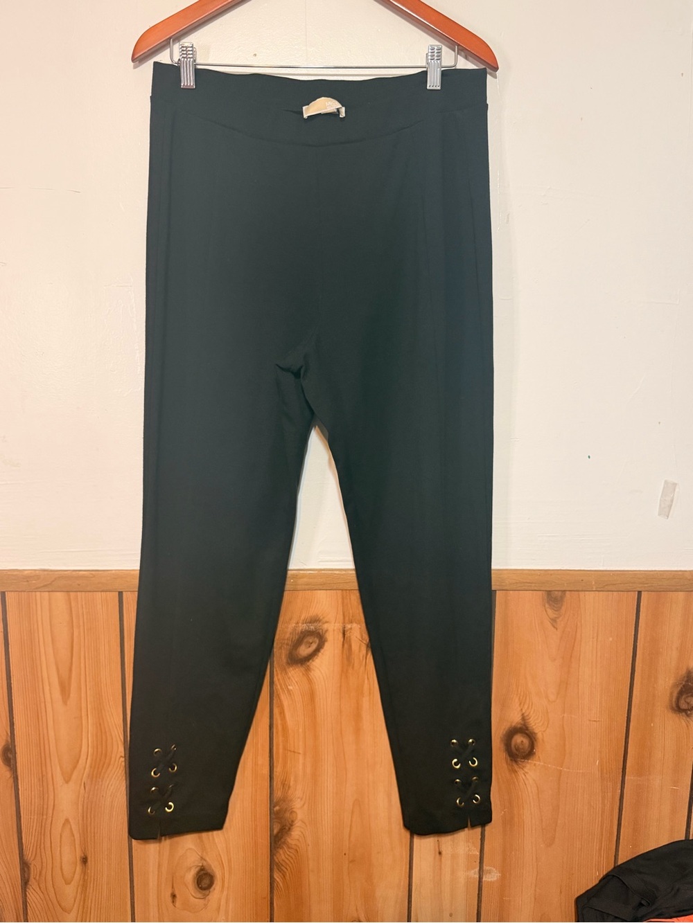 MICHAEL Michael Kors Black Leggings with Branded Waist Label